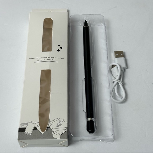 New Black Stylus Pen 4 Touch Screen & Other Tablets iPad Touch, iPhone iPad Mini - Picture 1 of 5